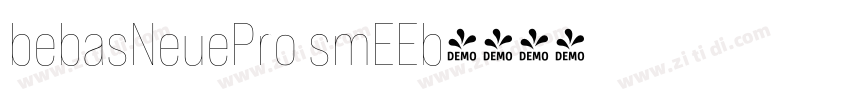 bebasNeuePro smEEb字体转换